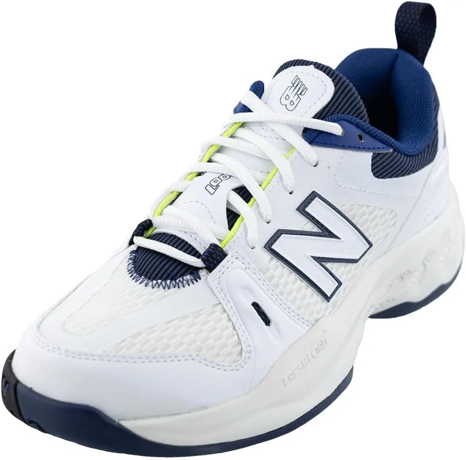 Мужские теннисные кроссовки New Balance Fresh Foam X 1007 V1, белый/темно-синий