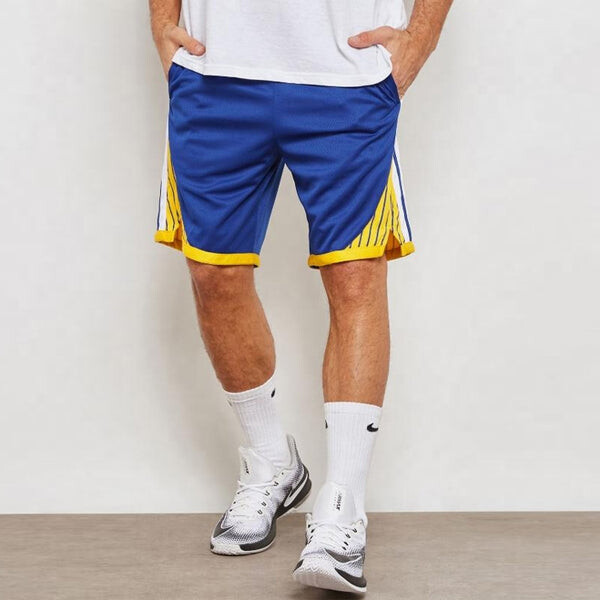 Шорты nba icon edition swingman sports basketball shorts sw fan edition golden state warriors blue Nike, синий — фото 3