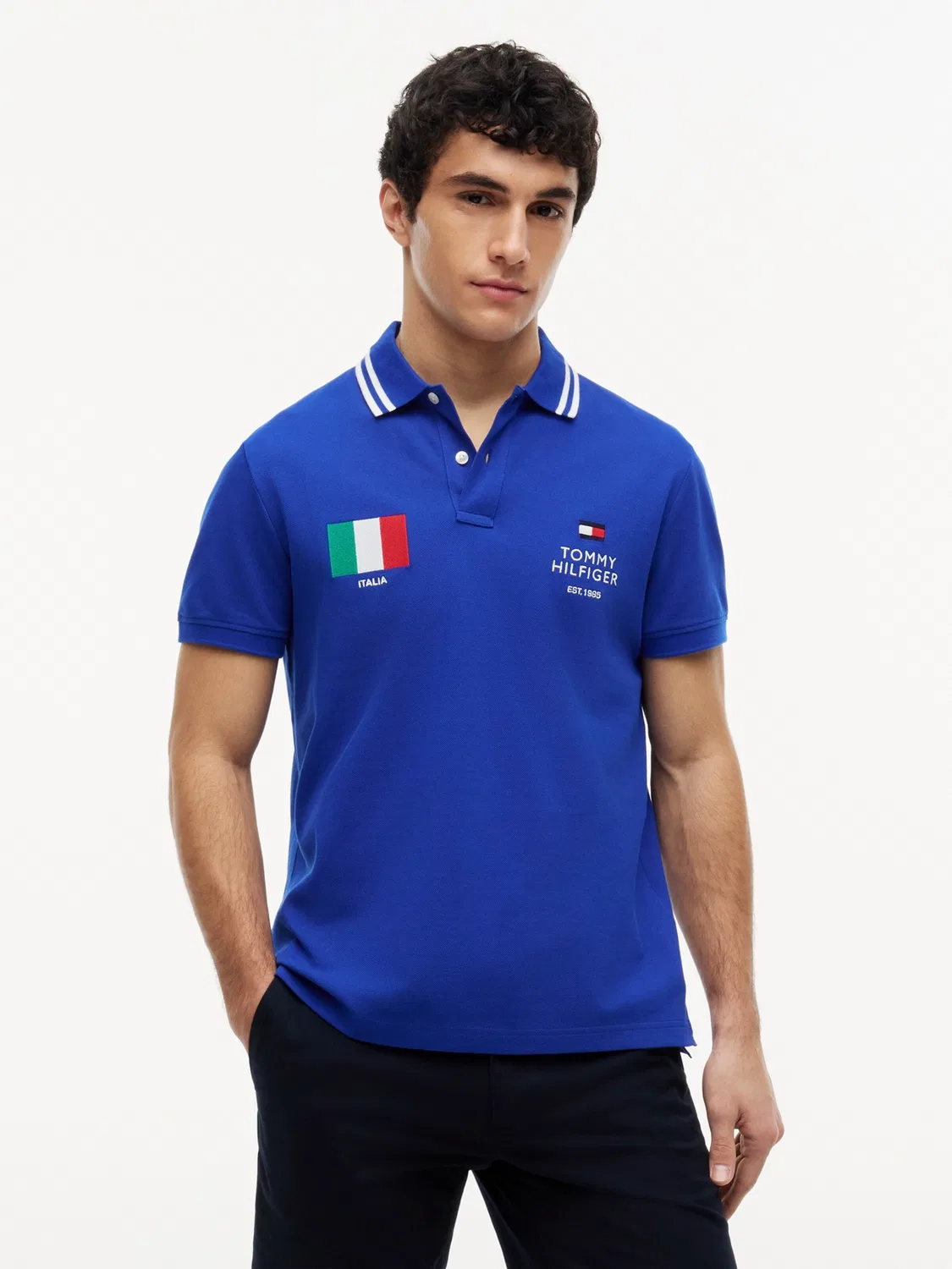 Рубашка 'STANDARD COUNTRY ITALY' Tommy Hilfiger, Royal Blue — фото 3