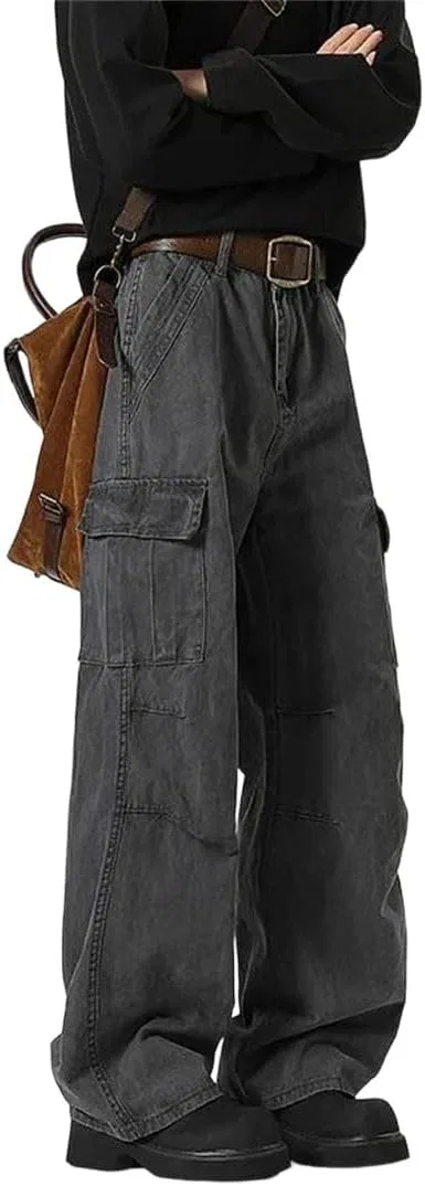 Джинсы прямого кроя, Vintage Washed, Gray
