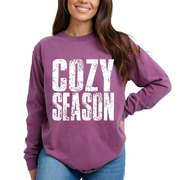 

Футболка с длинным рукавом Cozy season block distressed white Simply Sage Market, Berry, Белый, Футболка с длинным рукавом Cozy season block distressed white Simply Sage Market, Berry