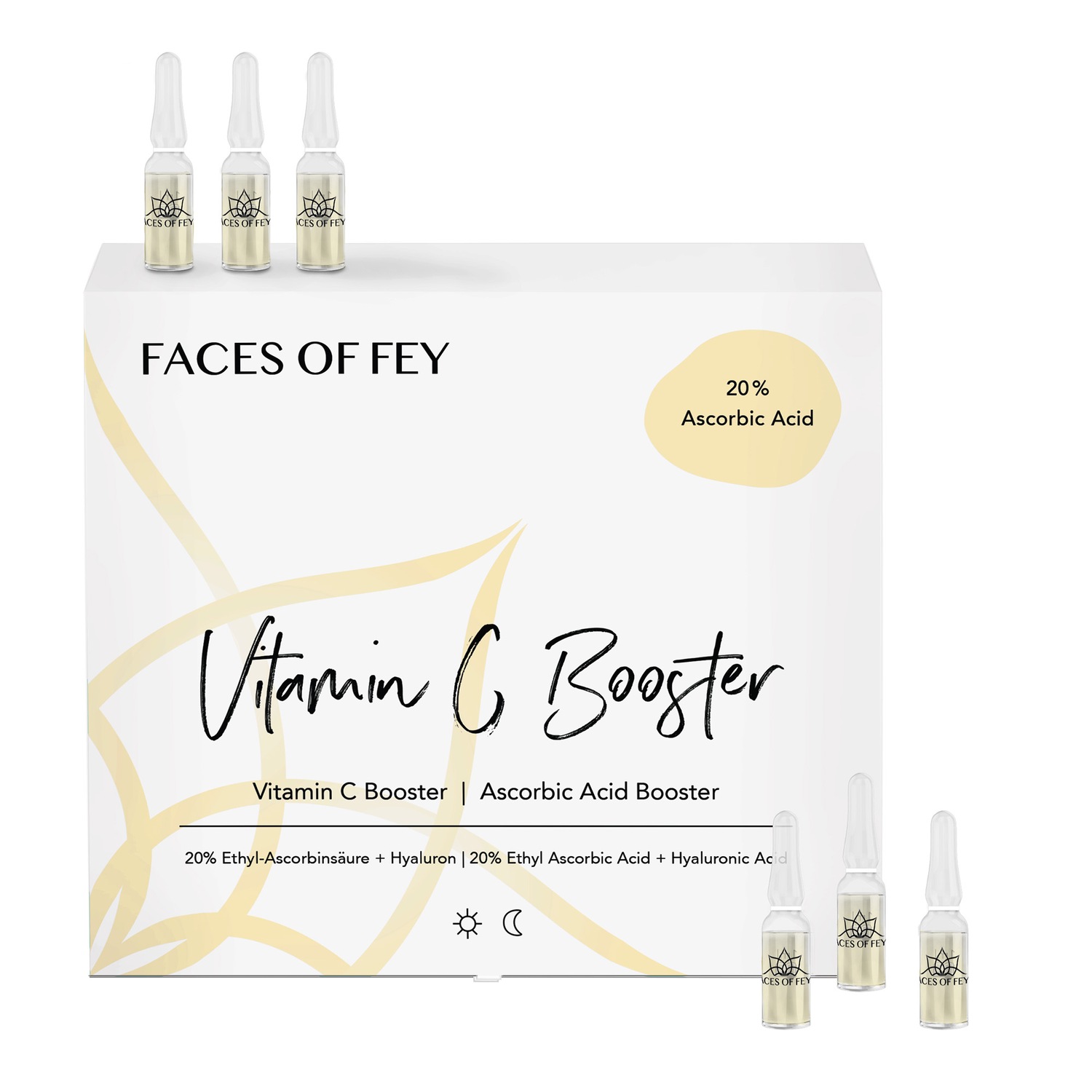 

Сыворотка для лица 20% vitamin c booster ampullen 30 x 1,3 ml Faces Of Fey, объем 30 x 1,3 мл