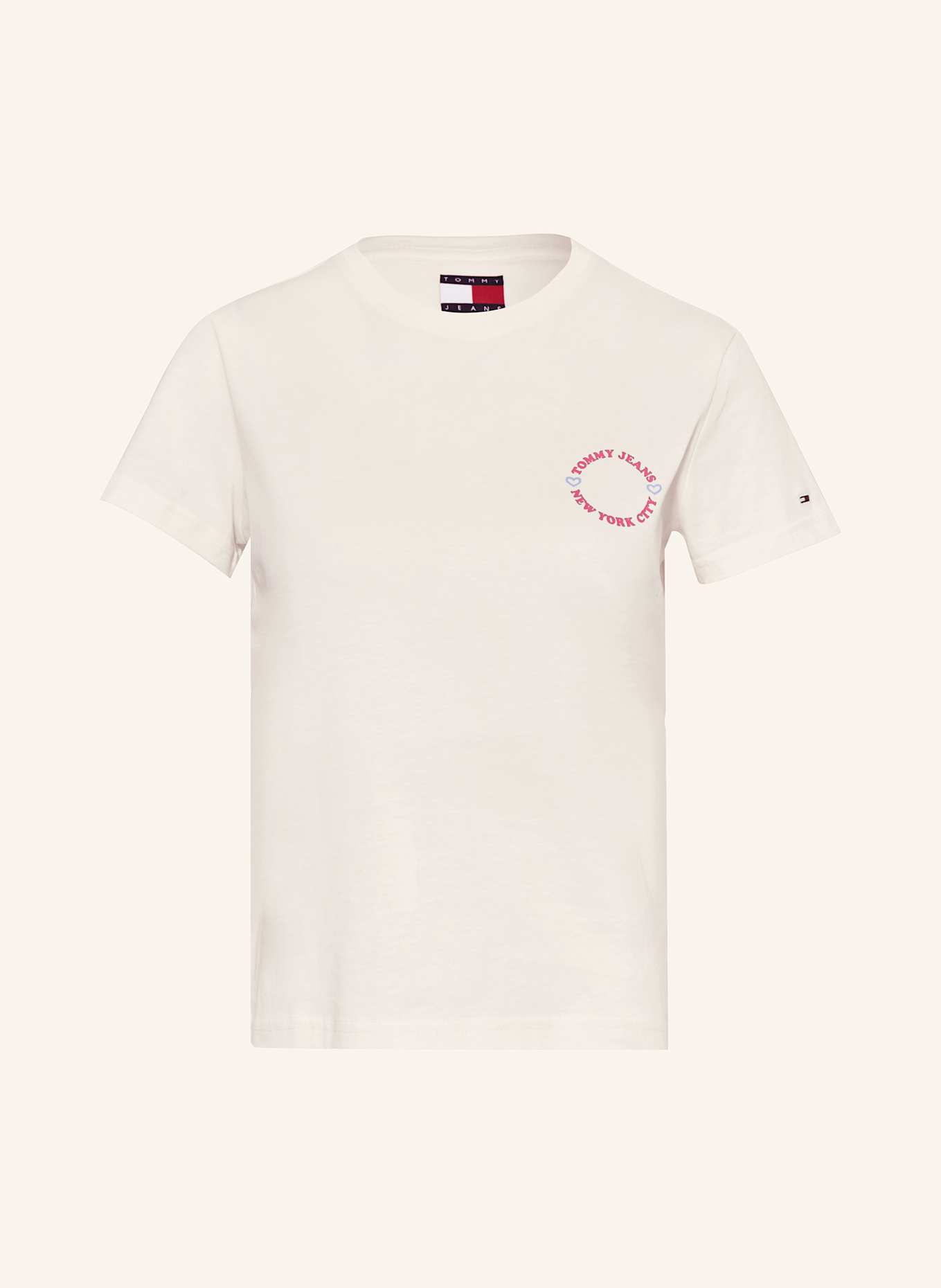 

Футболка Tommy Jeans, экрю
