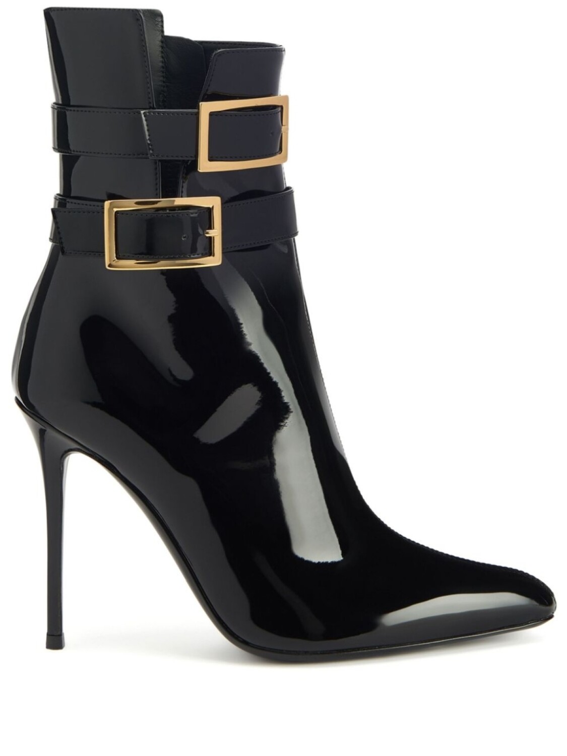 

Giuseppe Zanotti лакированные ботильоны Pearlie 105, черный