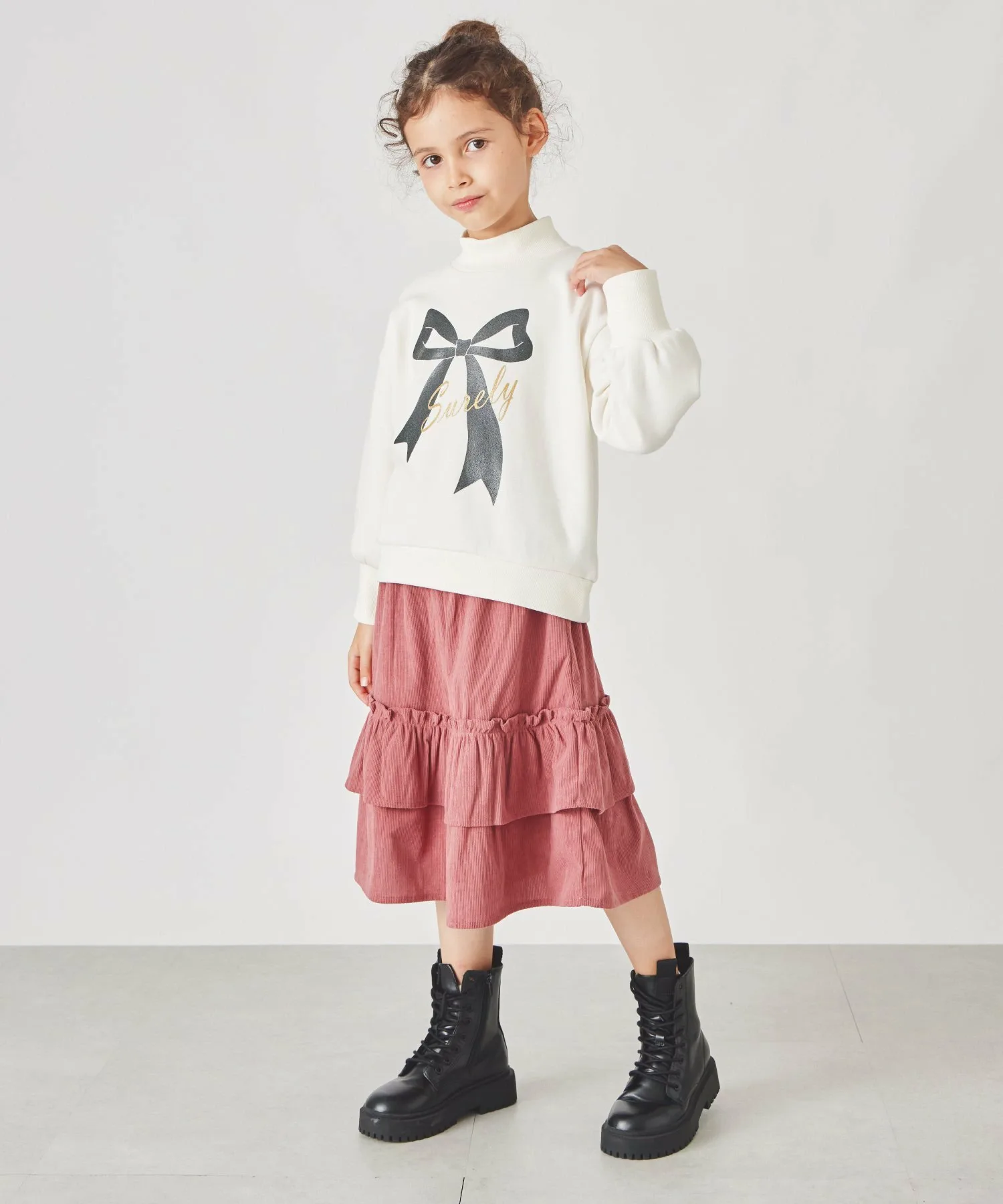 Вельветовая юбка Ever Closet, pink — фото 2
