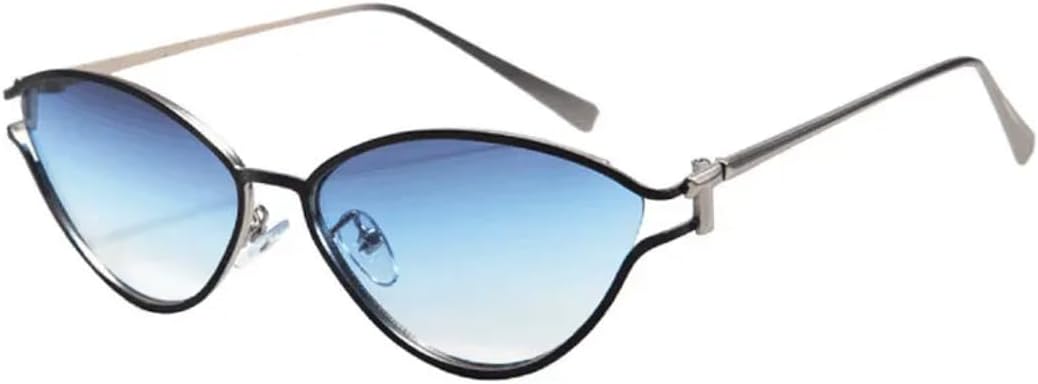 

Женские солнцезащитные очки «кошачий глаз» небольшого размера, роскошная уникальная металлическая оправа, коричневые, с защитой от УФ-излучения UV400 HHZZYVY, T22135-c5