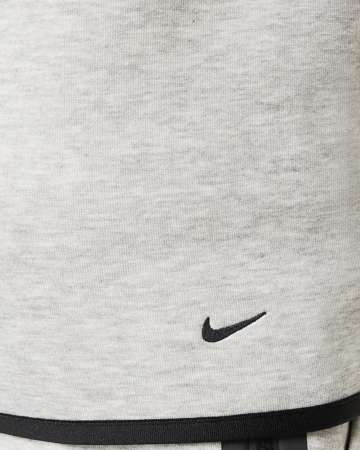 Детская худи Nike Sportswear Tech Fleece на молнии, Dark Grey Heather/Dark Grey Heather/Black/Black — фото 4