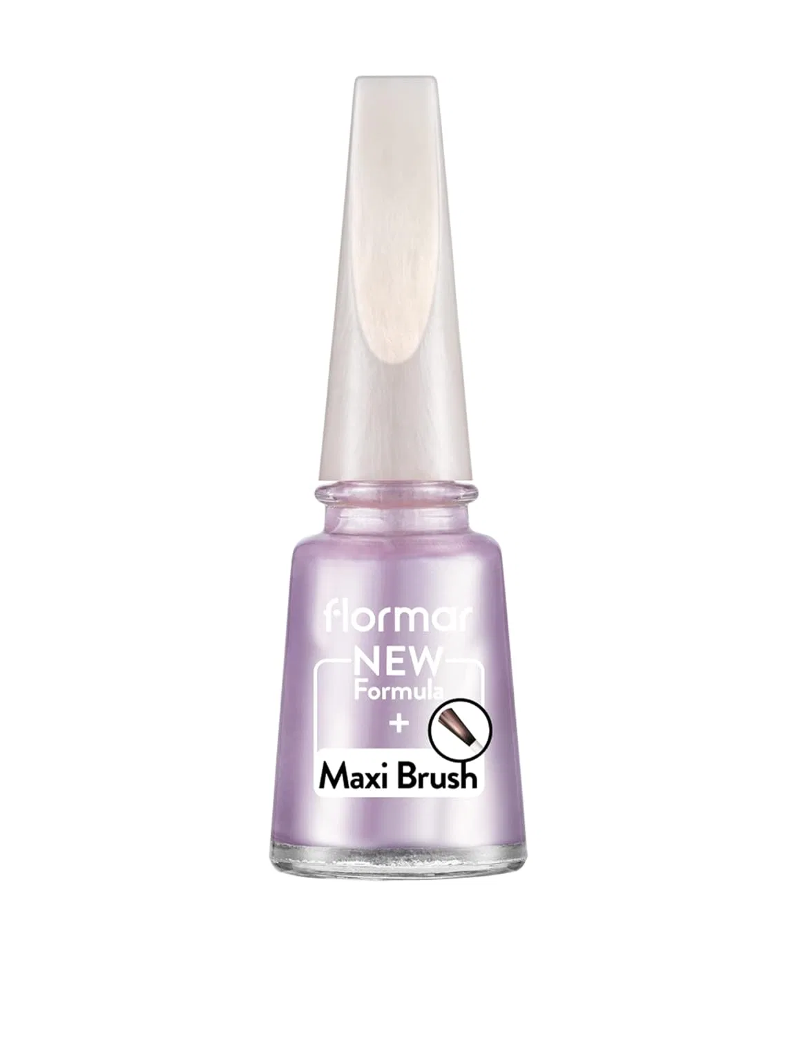 Фиолетовый перламутровый лак для ногтей «Mother of Pearl Glitter» от Flormar Flormar