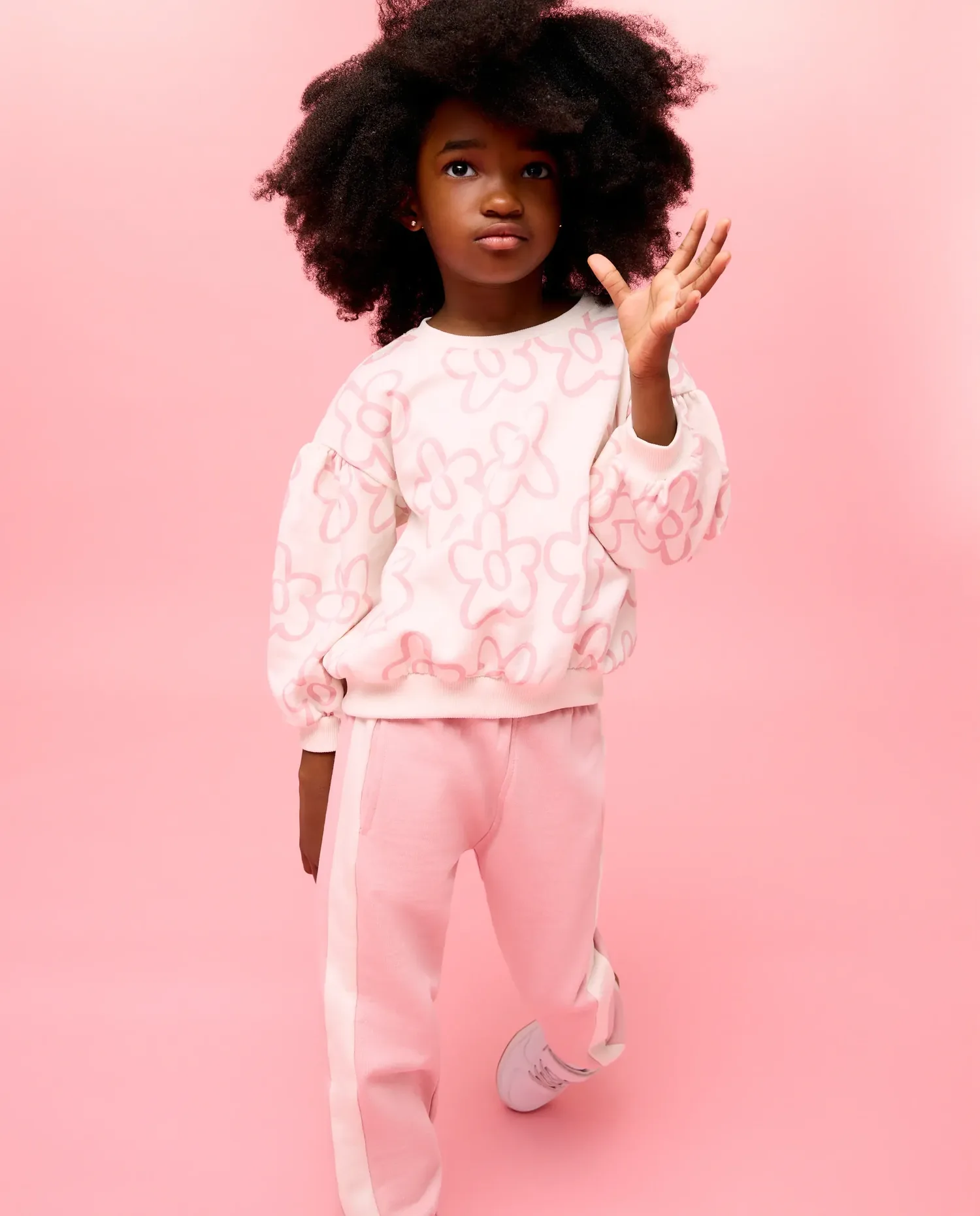 Толстовка с цветами для девочки Kids El Corte Inglés, белый — фото 2