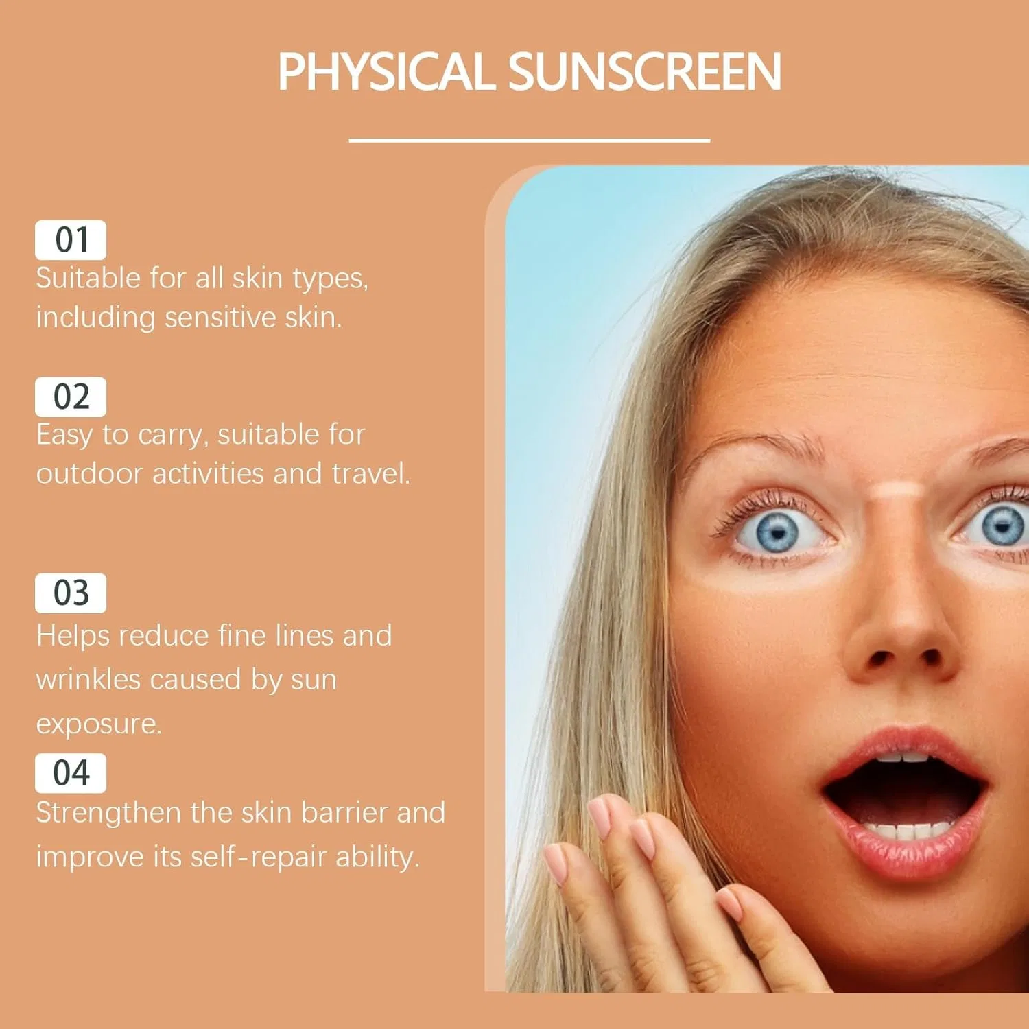 Солнцезащитный крем SPF 50+ PA++++ для тела, 30 г — фото 4