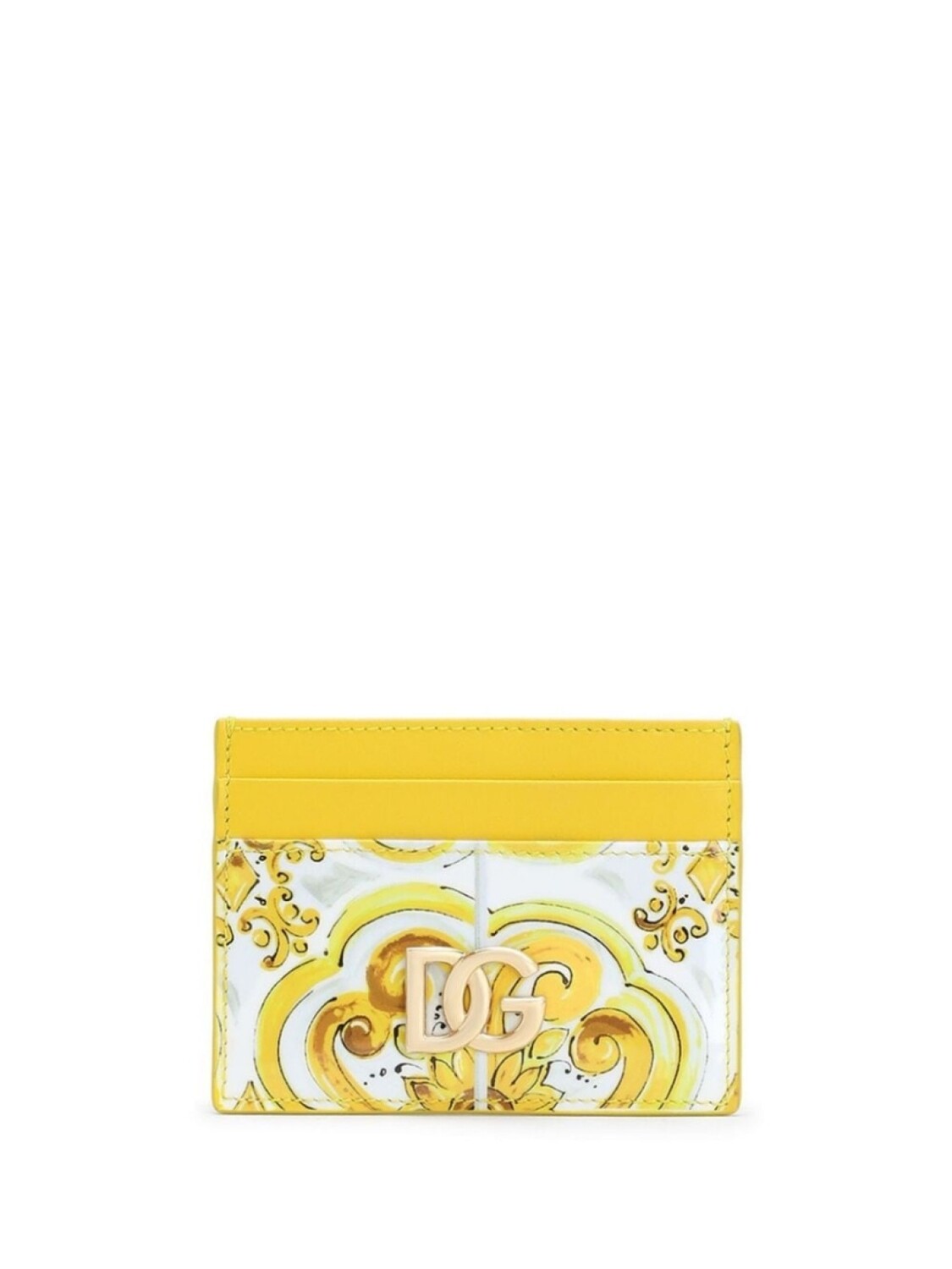 

Dolce & Gabbana картхолдер с принтом Majolica, желтый