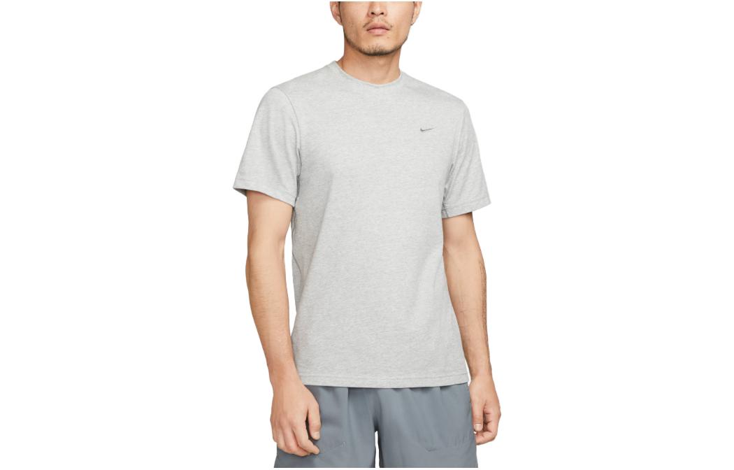 Футболка Dri Fit мужская тонированная темно-серая Nike — фото 2
