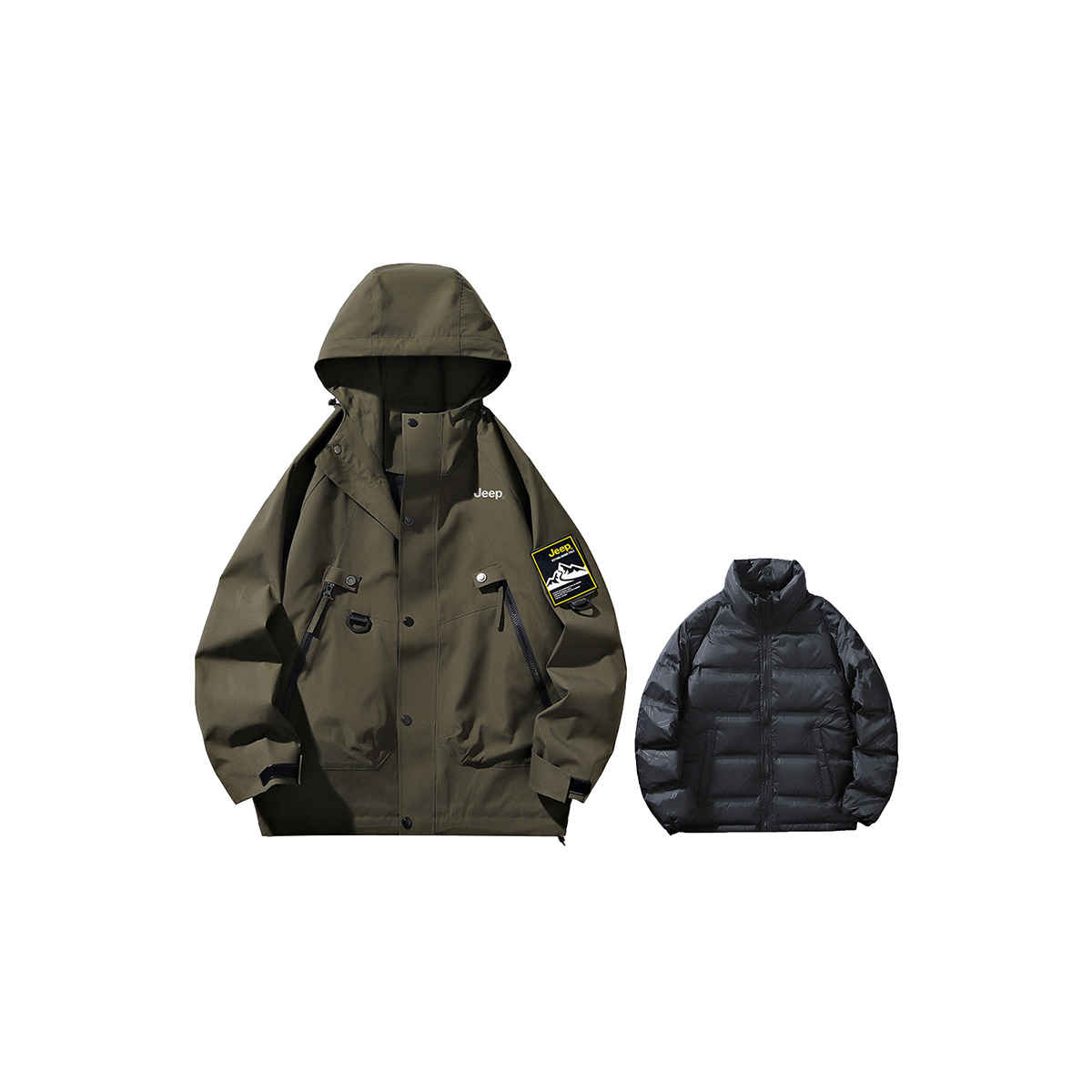 

Куртка Unisex Hooded Moderate Workwear Jeep, army зеленый