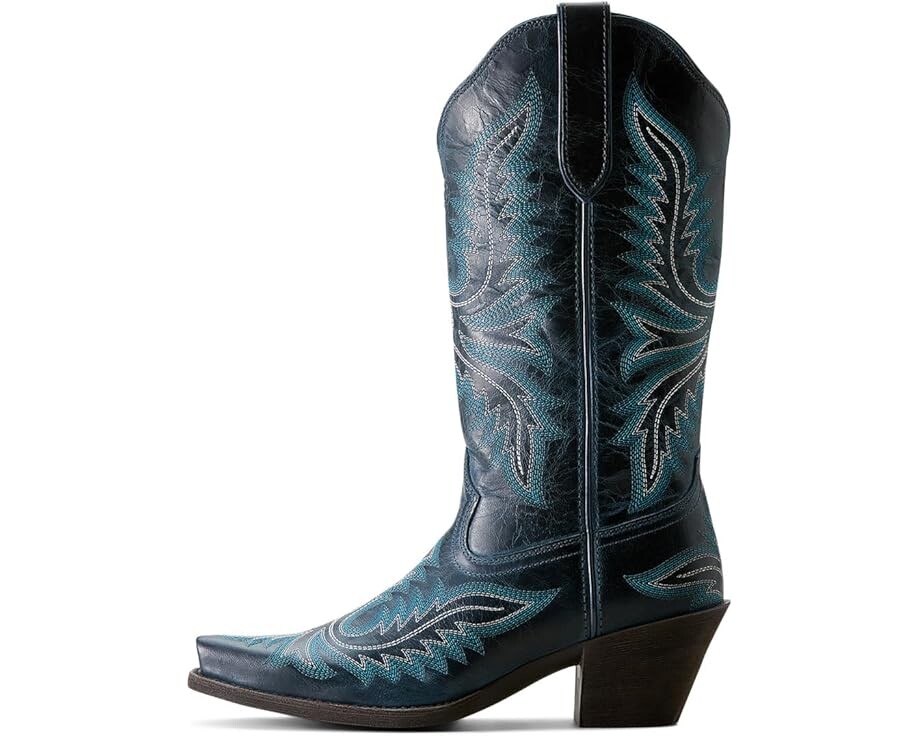 Сапоги женские Ariat Round Up Collins ковбойский с вышивкой, синий — фото 4