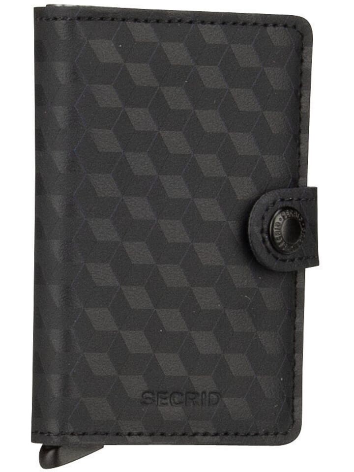 

Кошелек Secrid Geldbörse Miniwallet Optical, цвет Black-Titanium
