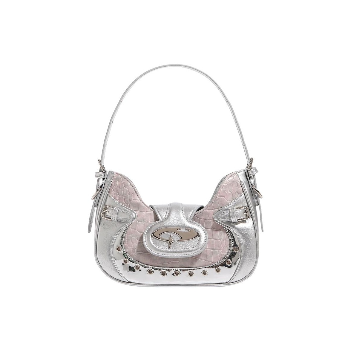 

PAYOT Синтетическая кожаная сумка через плечо Women's Silver Pink/Black