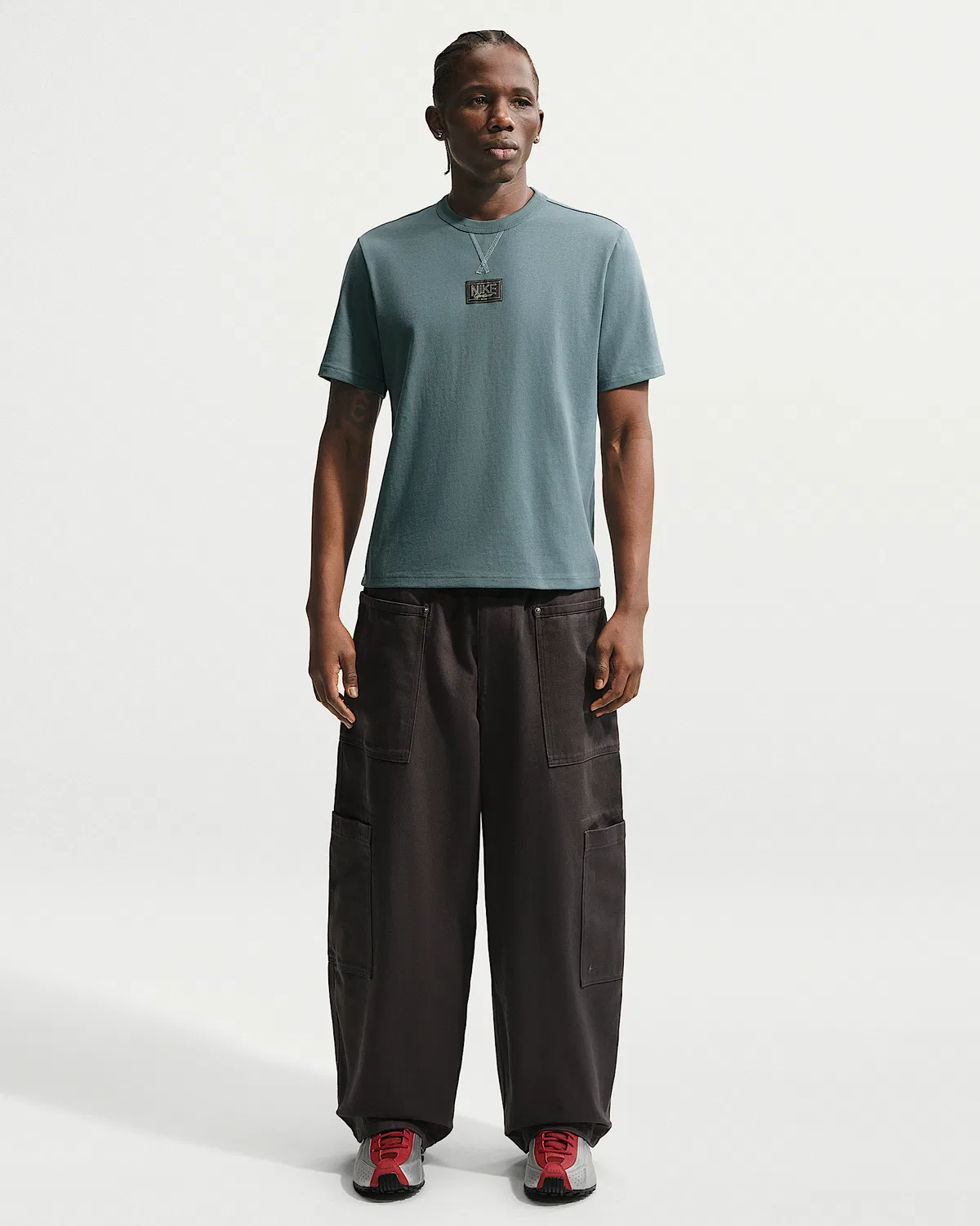 Футболка Nike Sportswear Premium Essentials, Mineral Slate — фото 4