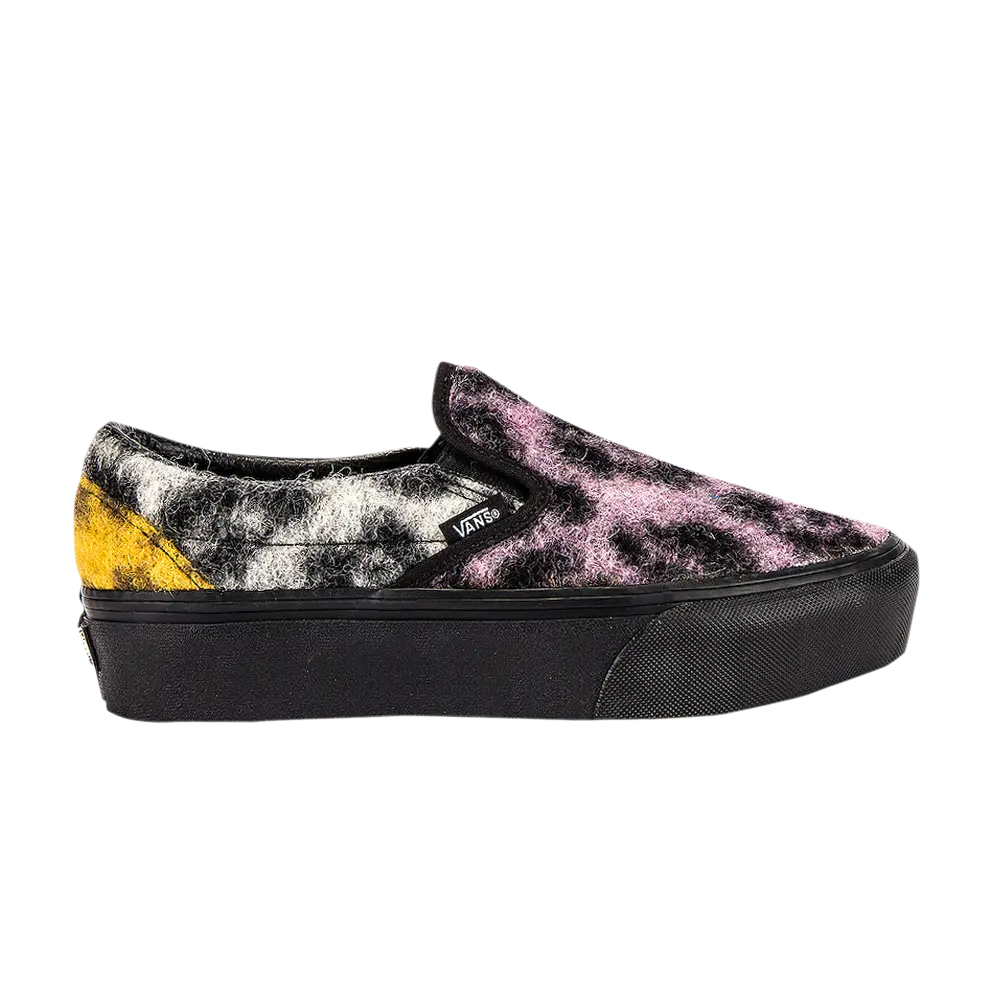 

Кроссовки Classic Slip-On Platform Vans, мультиколор
