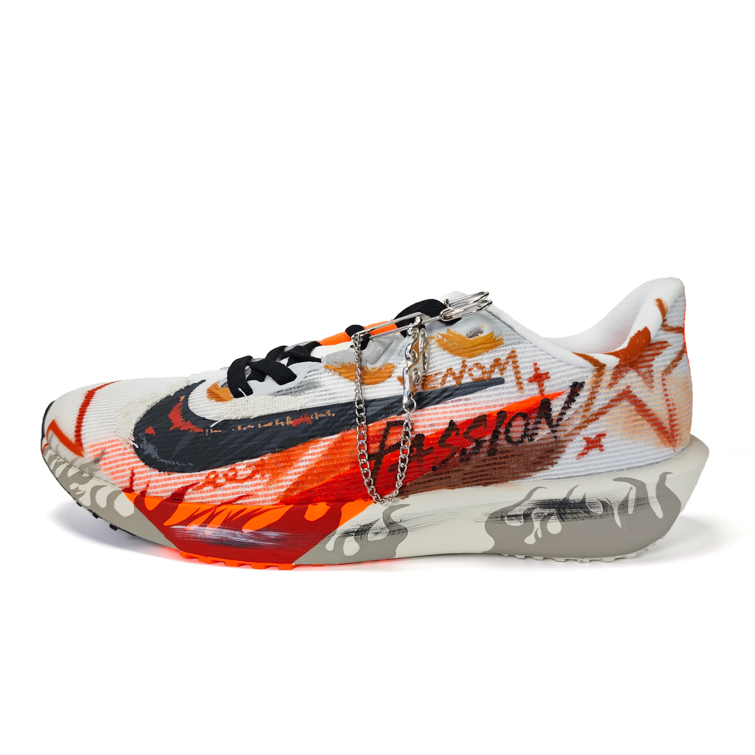 

Nike Rival Fly 4 противоскользящие, износостойкие, легкие низкие кроссовки для спринтерского бега унисекс бежевый экрю, цвет Ecru