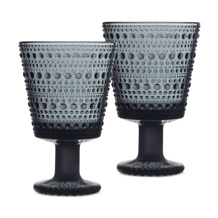 

Iittala Kastehelmi темно-серый универсальный стакан, набор из 2 шт
