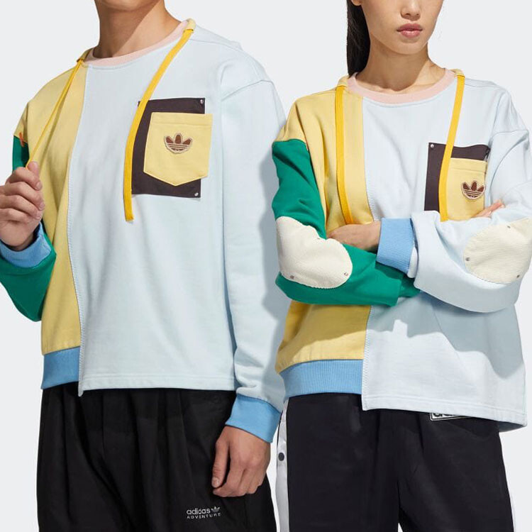 Свитшот Melting Sadness X Clover Puppet Series унисекс многоцветный Adidas Originals, цвет Multicolor — фото 2