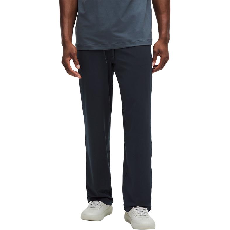 

Мужские мягкие джерси SS25 вязаные спортивные штаны Lululemon, синий