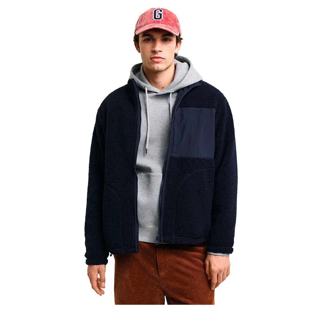 

Толстовка Gant 2015077 full zip, синий