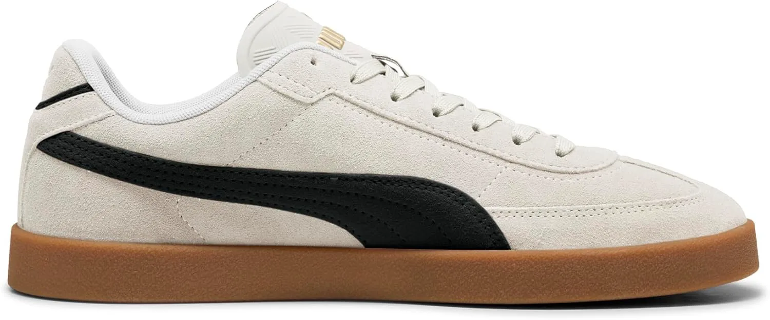 Мужские замшевые кроссовки PUMA Club II Era на шнуровке, повседневные - синие, серый/черный — фото 2