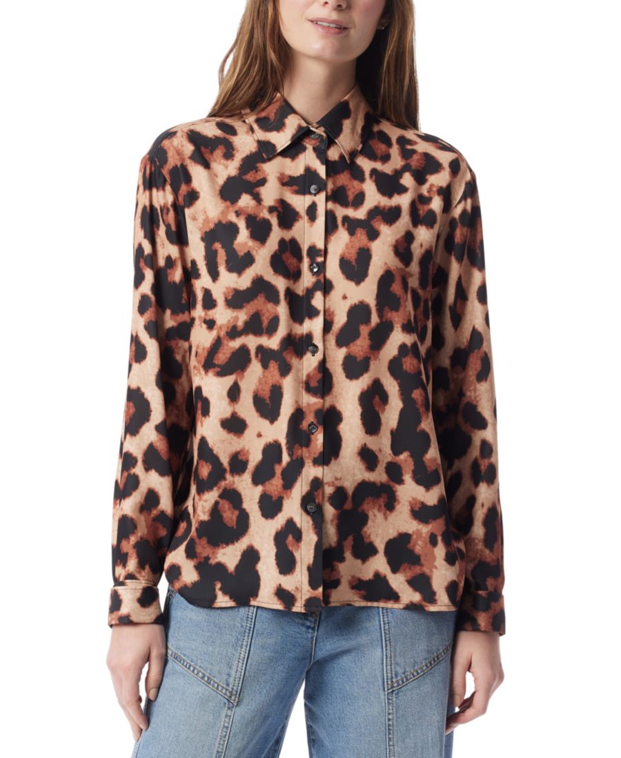 

Женская футболка DO by Yuna с животным принтом DEE OCLEPPO, Neutral-large Animal