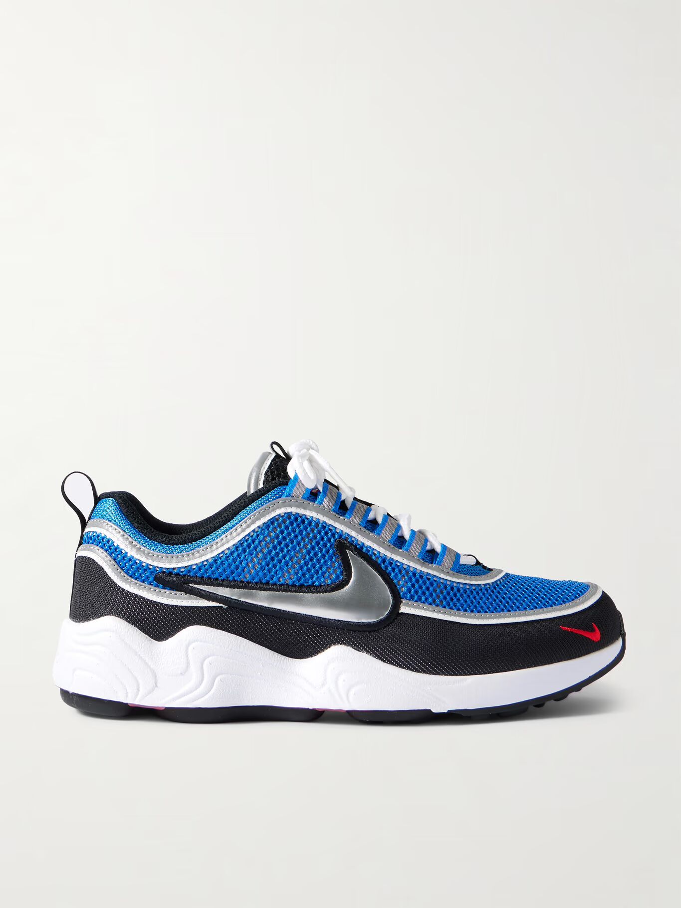 Кроссовки Air Zoom Spiridon с резиновой отделкой и сеткой NIKE, синий — фото 3