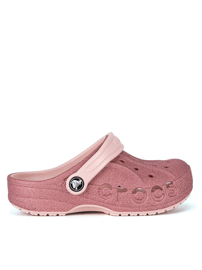 

Шлепки Crocs BAYA GLITTER CLOG TODDLERS, розовый