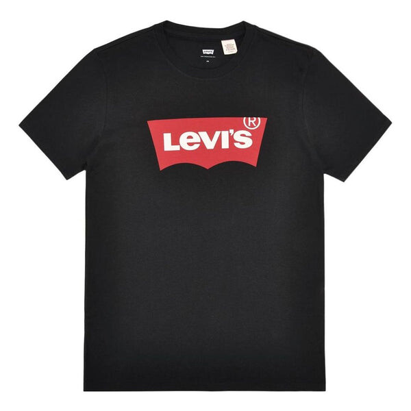 

Футболка men's classic logo printing short sleeve black Levis, черный