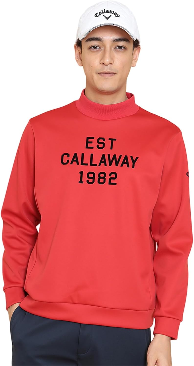 

Мужская толстовка Callaway C24217107 с высоким воротником (Star Stretch: водоотталкивающая, влагопроницаемая, ветрозащитная) / для гольфа, красный