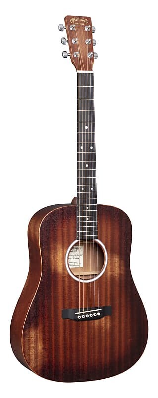 

Акустическая гитара Martin DJr-10EL StreetMaster Natural Sapele A/E LEFT HAND Guitar w/Gig Bag