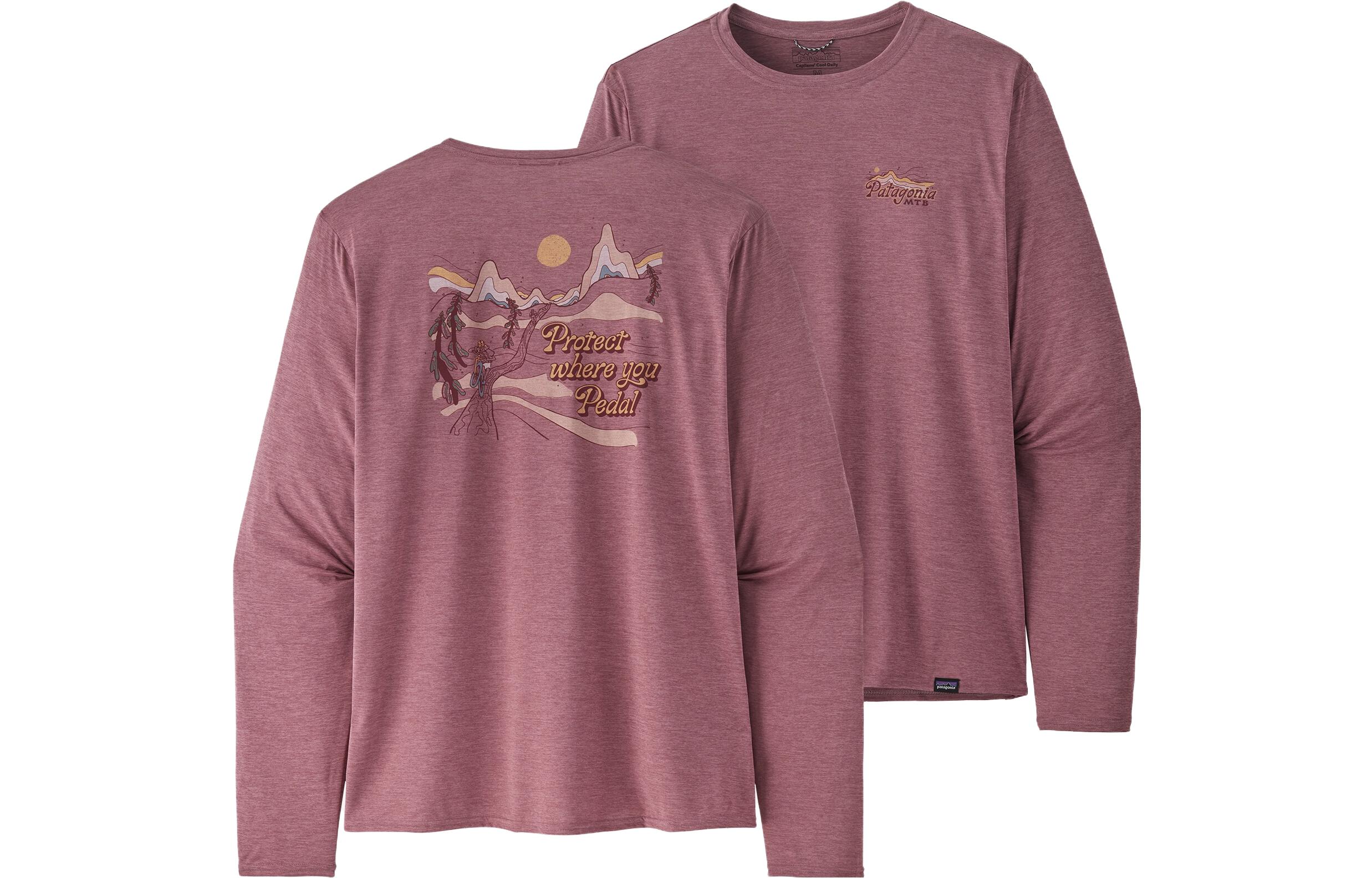 

Футболка мужская быстросохнущая Patagonia, светло-фиолетовый