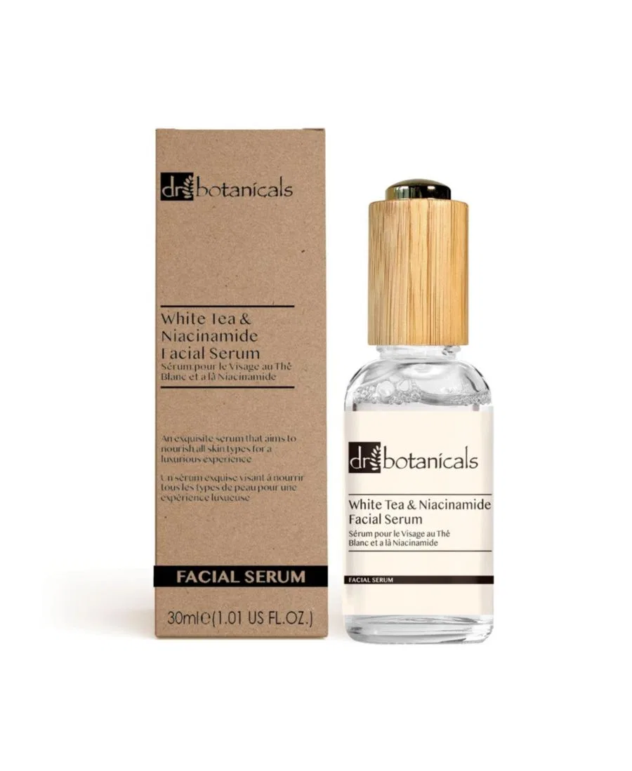 Сыворотка Dr. Botanicals — Для лица с белым чаем и ниацинамидом, 30 мл