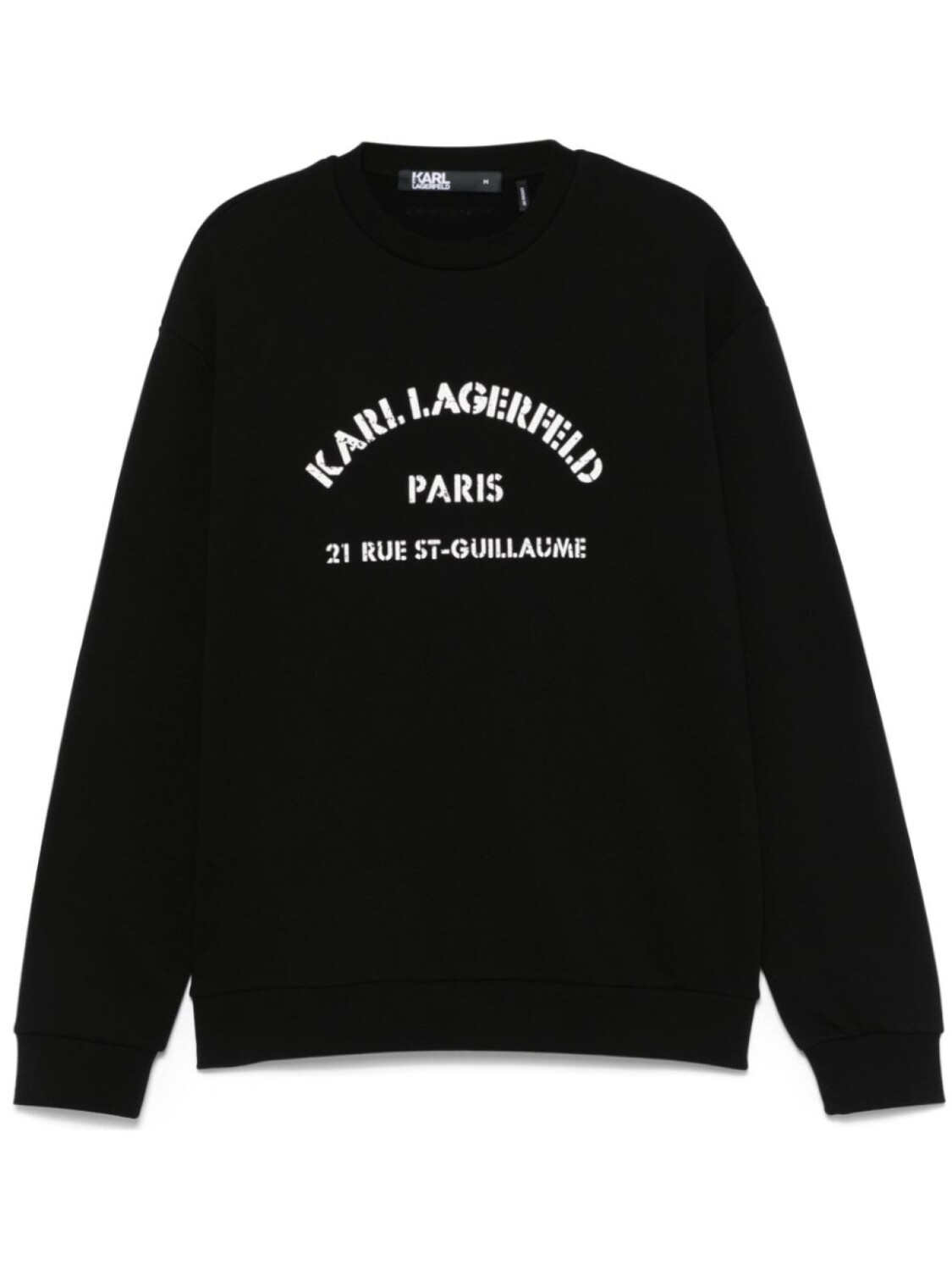 

Karl Lagerfeld толстовка с круглым вырезом, черный