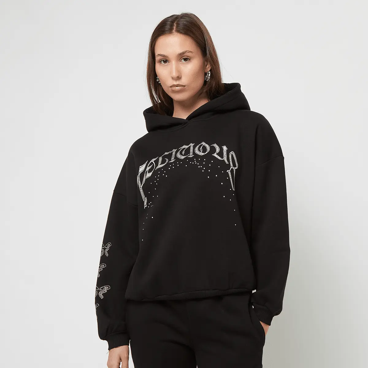 

Худи Felicious Regular Rhinestones, черный