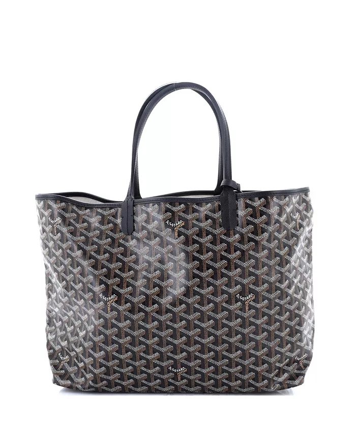 

Сумка-тоут PM Saint Louis из лакированного холста Pre-Owned Goyard, черный