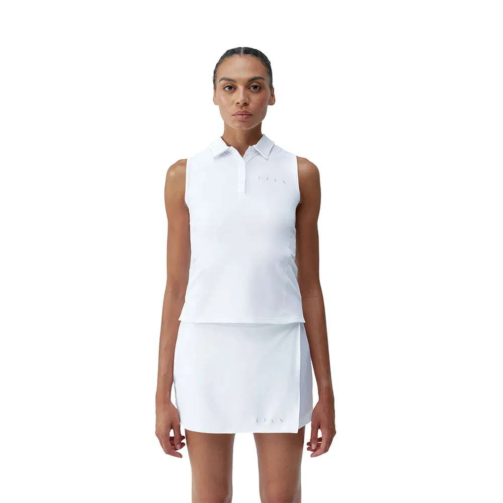 

Поло без рукавов Born Living Yoga Retro, белый