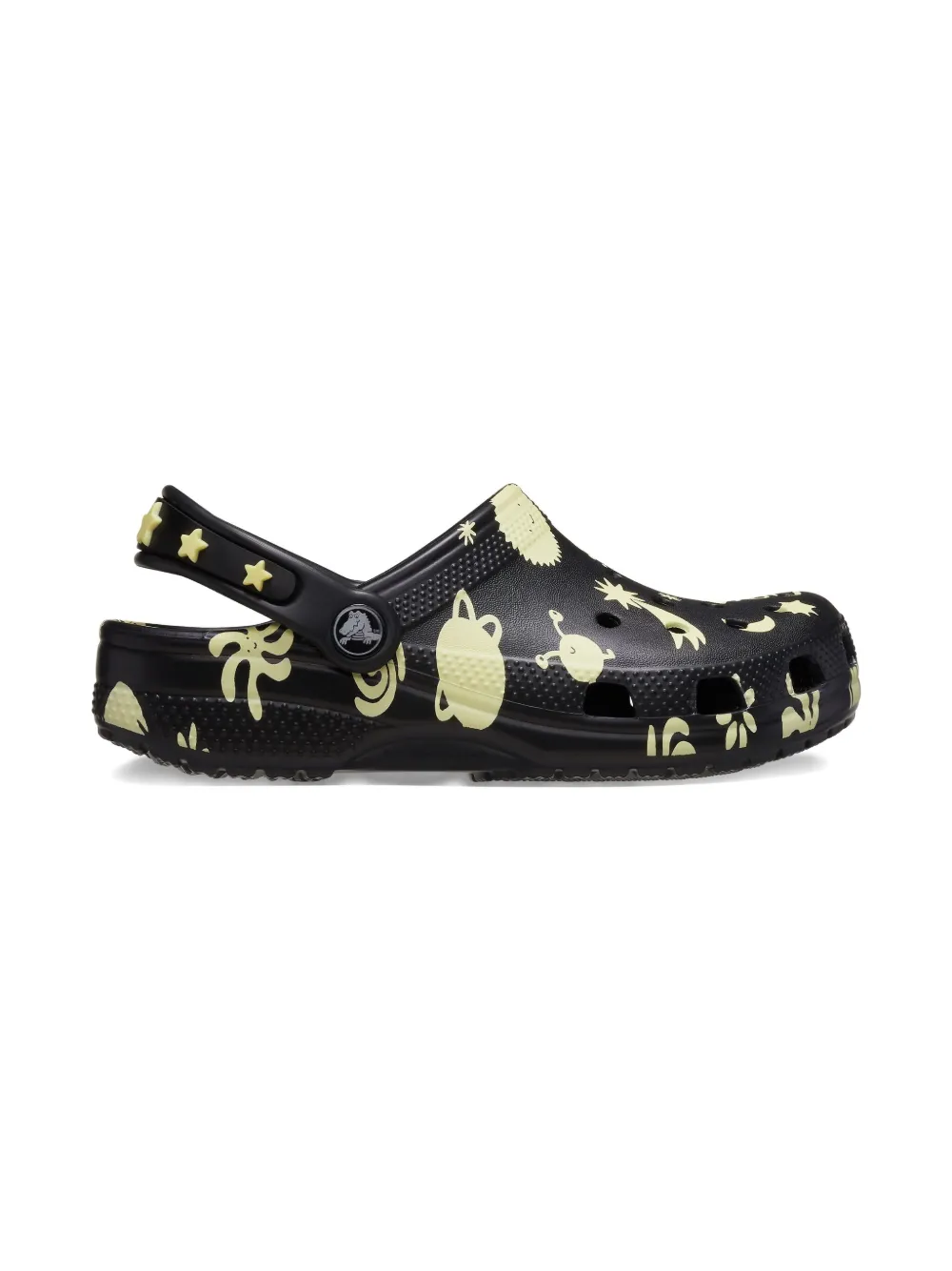 

Клоги с принтом Crocs Kids, черный