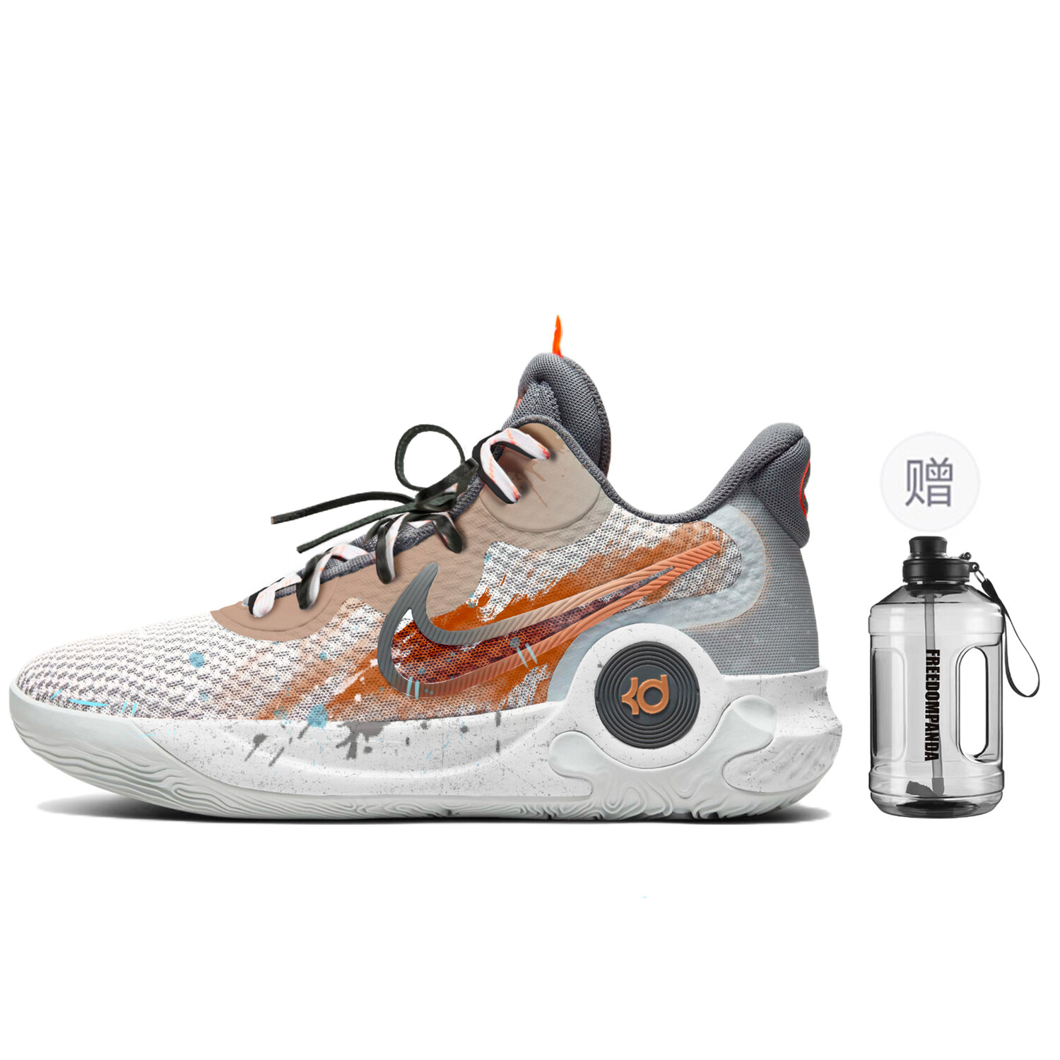 

Баскетбольные кроссовки KD Trey 5 Basketball Shoes Unisex Mid-Top Gray Nike