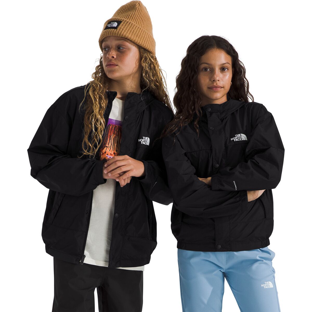

Горная ветровка — детская The North Face, черный