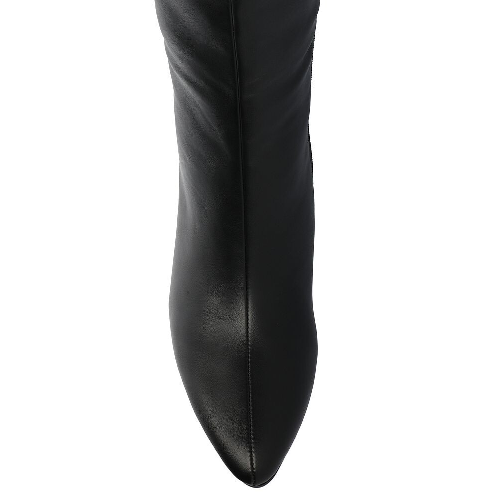 Женские сапоги до колена Journee Collection Tru Comfort Foam Ameylia, бежевый — фото 4