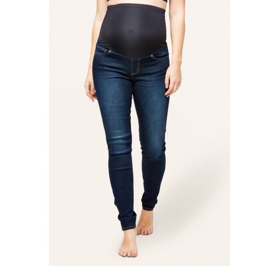 

Джинсы-скинни Soho для беременных, закрывающие живот NOM Maternity, Blue