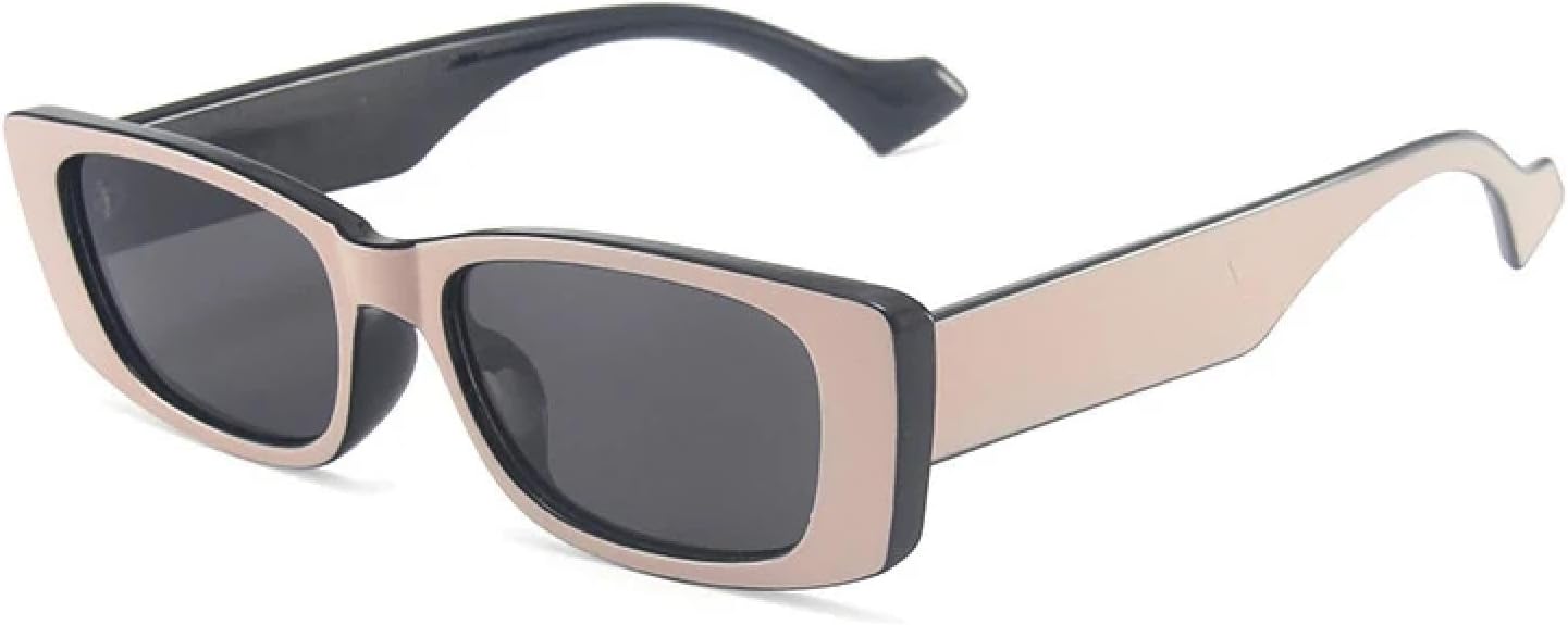 

Ретро маленькие прямоугольные солнцезащитные очки для женщин, популярная мода, очки конфетных цветов, солнцезащитные очки для мужчин, защита от УФ-излучения UV400 TVTBBVV, Pink Black Gray