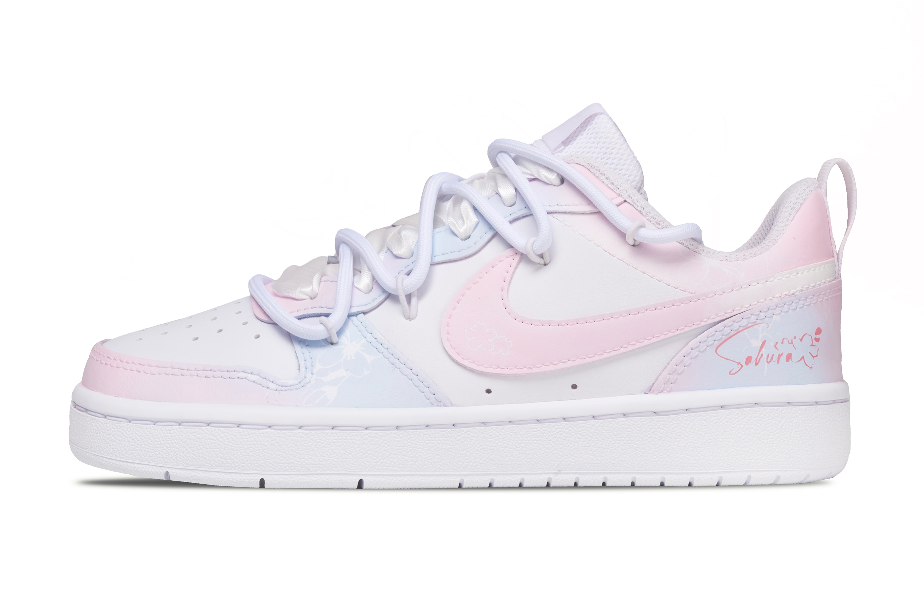 

Кроссовки для скейтбординга Court Borough Cotton Candy с противоскользящей подошвой и амортизацией для детей Nike, светло-фиолетовый