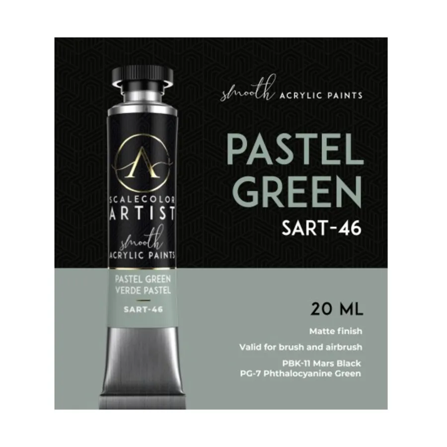 

Пастельный зеленый, Scalecolor Artist Paints - Blues, Greens, and Purples