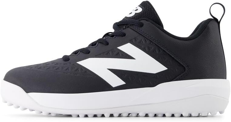Детские кроссовки New Balance Unisex-Child 4040 V8 Turf-Trainer, белый/черный — фото 2