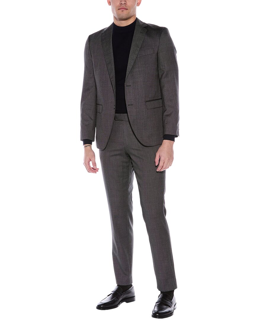 

BOSS Hugo Boss 2-х предметный шерстяной костюм, серый